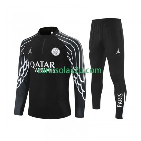 Paris Saint-Germain Sweat de Treino Conjunto Preto 2025/26